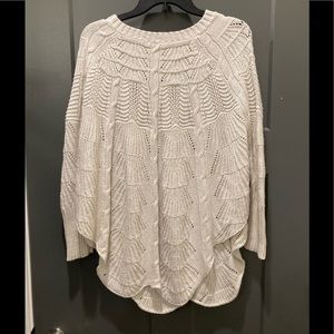 Anthropologie Cream Sweater